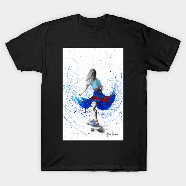 Skater Girl T-Shirt by AshvinHarrison